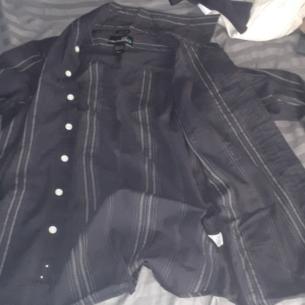Striped buttom down shirt